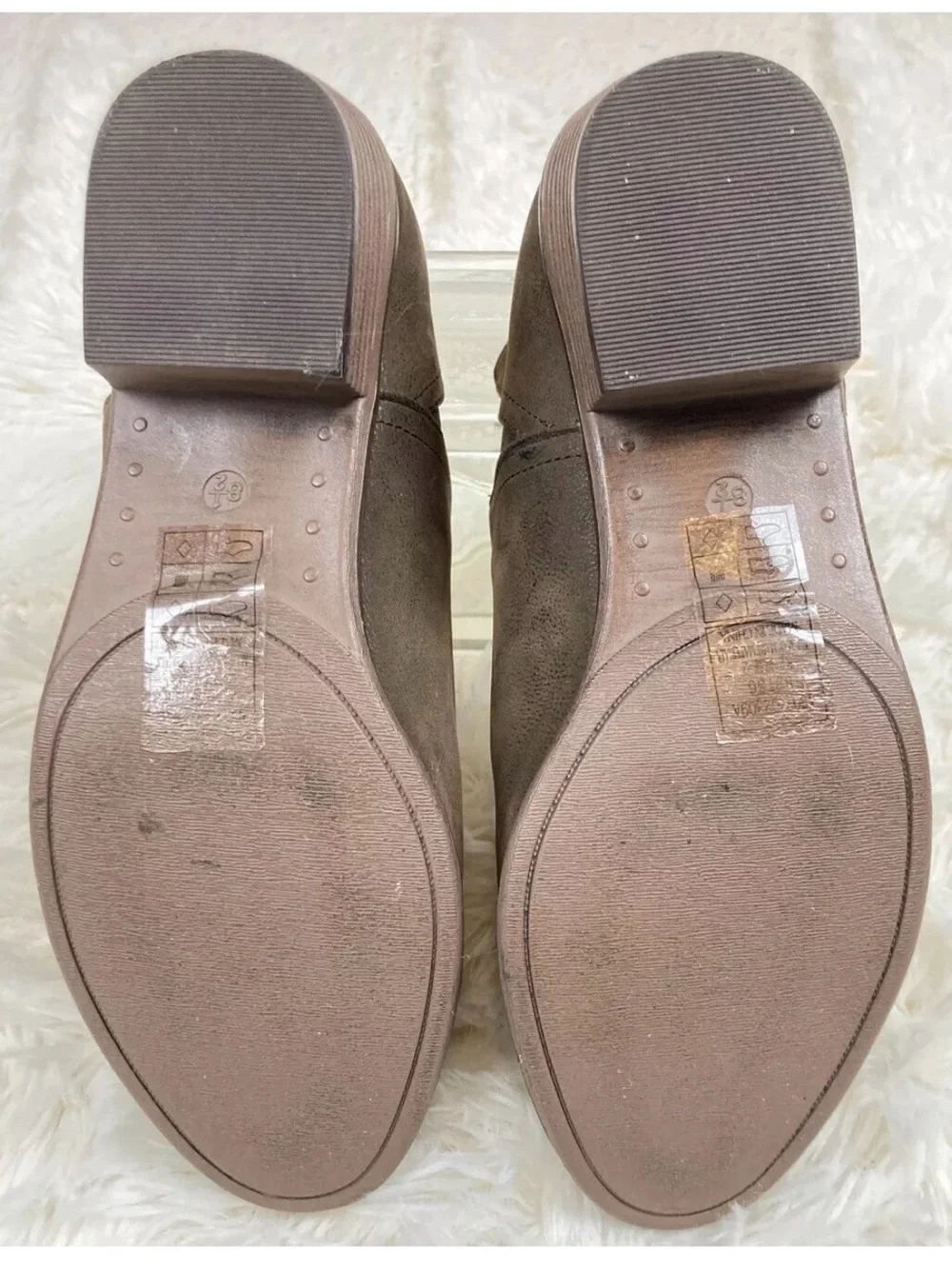 Pierre Dumas Womens Kenzie-2 size 8.5 Brown Faux Suede Slip On Bootie Retail $55